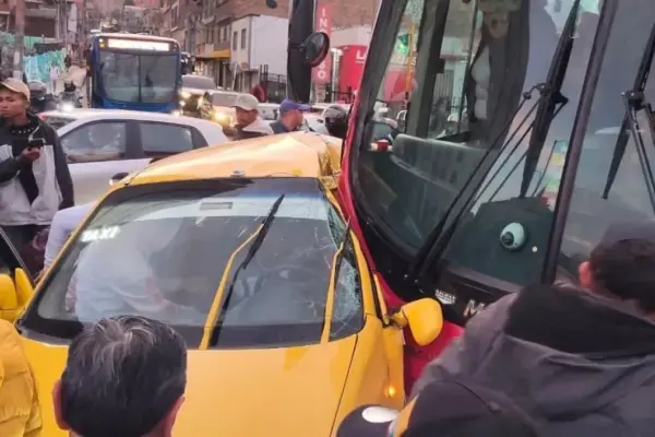 Mobility Bogotá today, Monday, July 27: traffic accident on Autonorte with Calle 170, Suba locality; high impact on traffic is reported